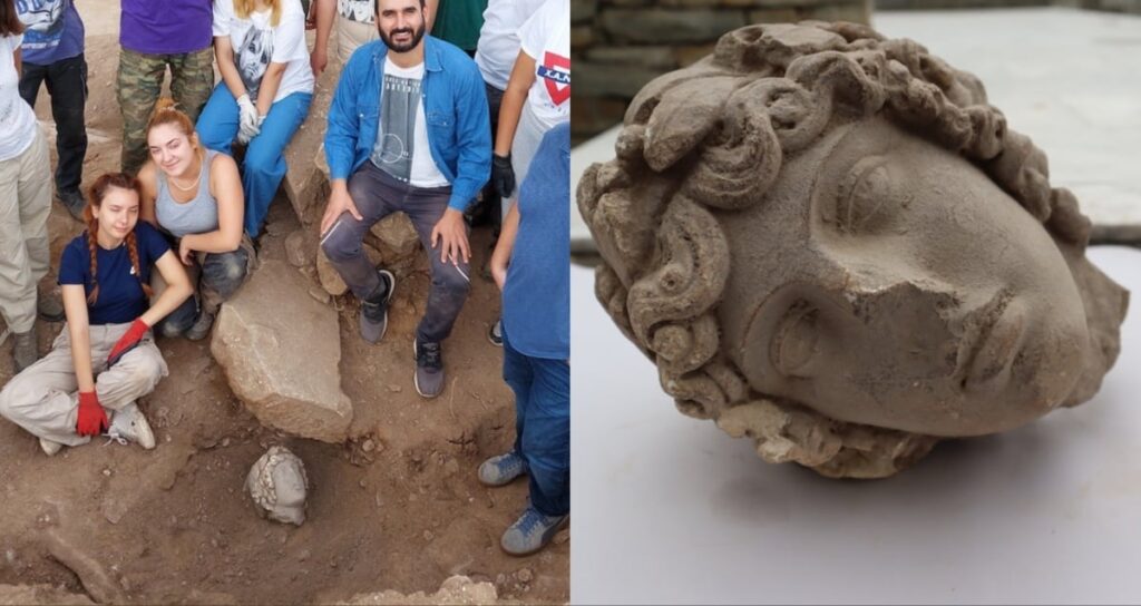Featured Apollo Head Unearthed In Greece