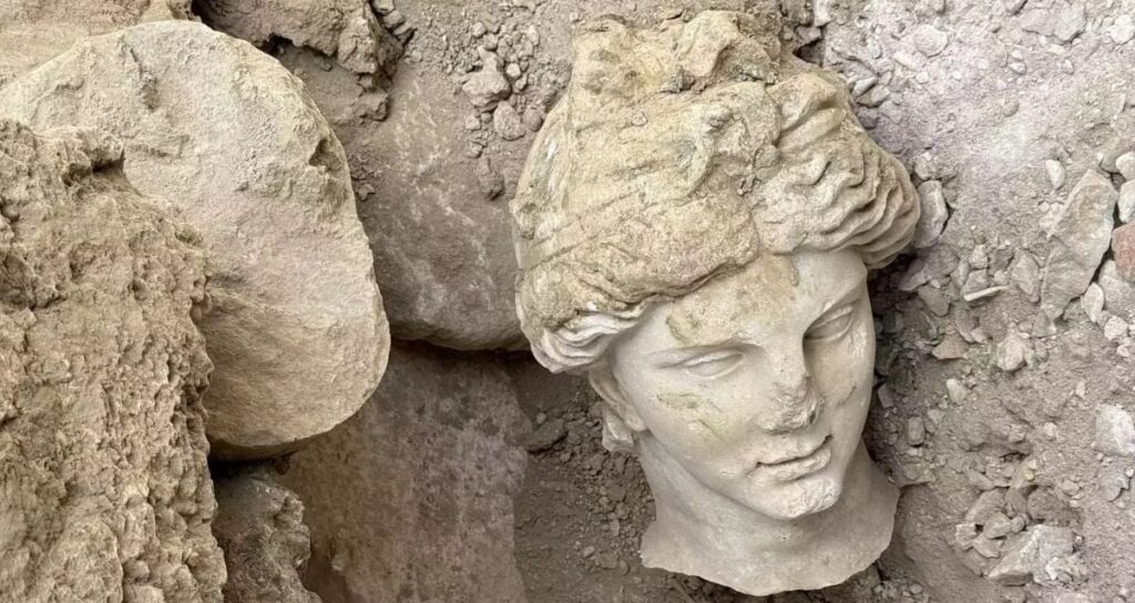 Statue Head Of Hygieia Featured