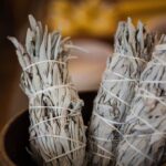 White sage smudge sticks are used in rituals to repel negative energy.