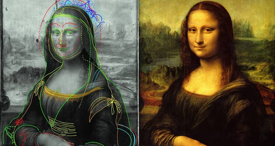 Mona Lisa Underdrawing