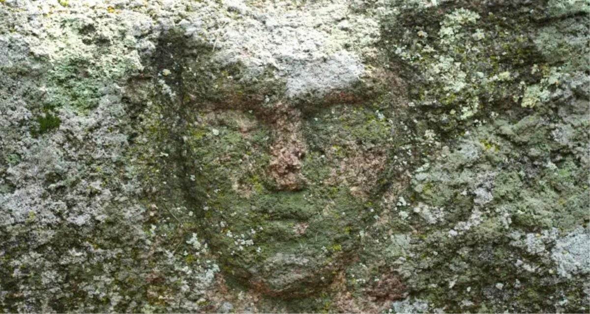 Stone Face Carving In Kazakhstan Featured