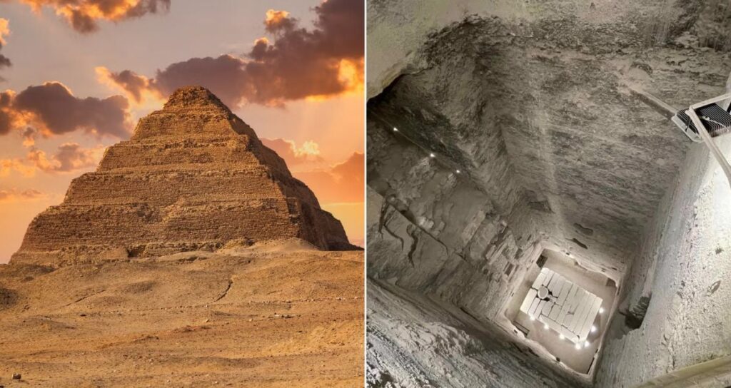 Pyramid Of Djoser Alongside Center Shaft Featured