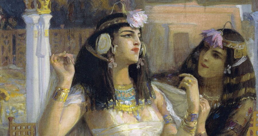 Cleopatra With An Attendant